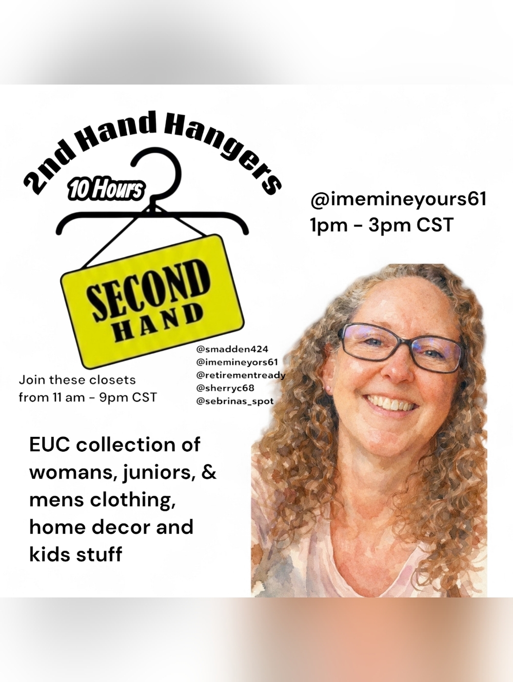 April 13th Like For Show Notifications Second Hand Hangers Event
